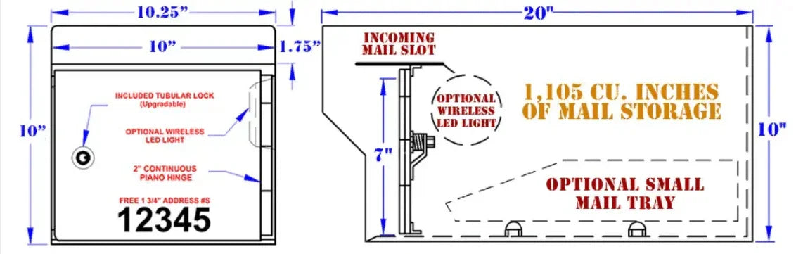 Security Mailbox - Large Heavy Duty