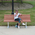 Multi Pedestal Wooden Park Bench - Frame Kit 