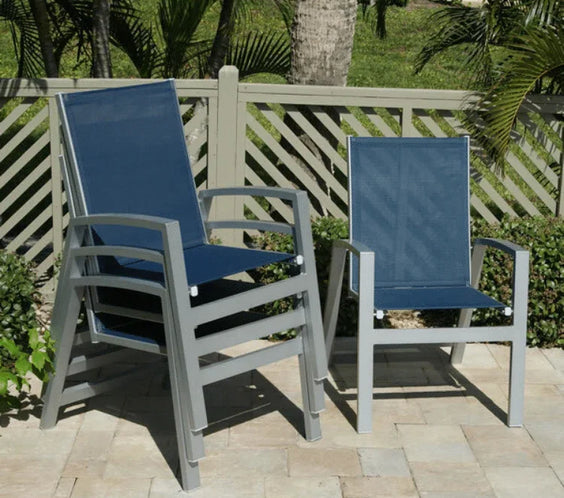 Modern Sling Poolside Dining Chair