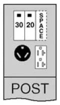 30-20 Unmetered pedestal U041CP6010 - Direct Bury