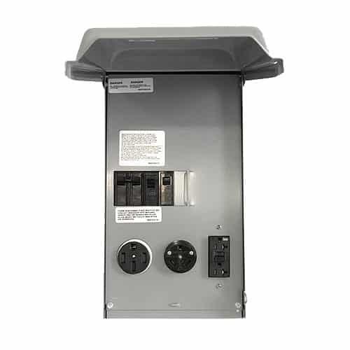 50/30/20 GFCI Unmetered surface box U075CTL010 -Loop Lug