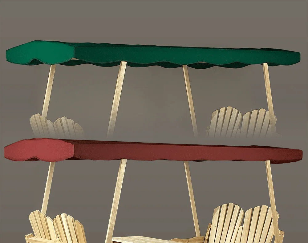 Cedar Log Deluxe Glider REPLACMENT Canopy Top