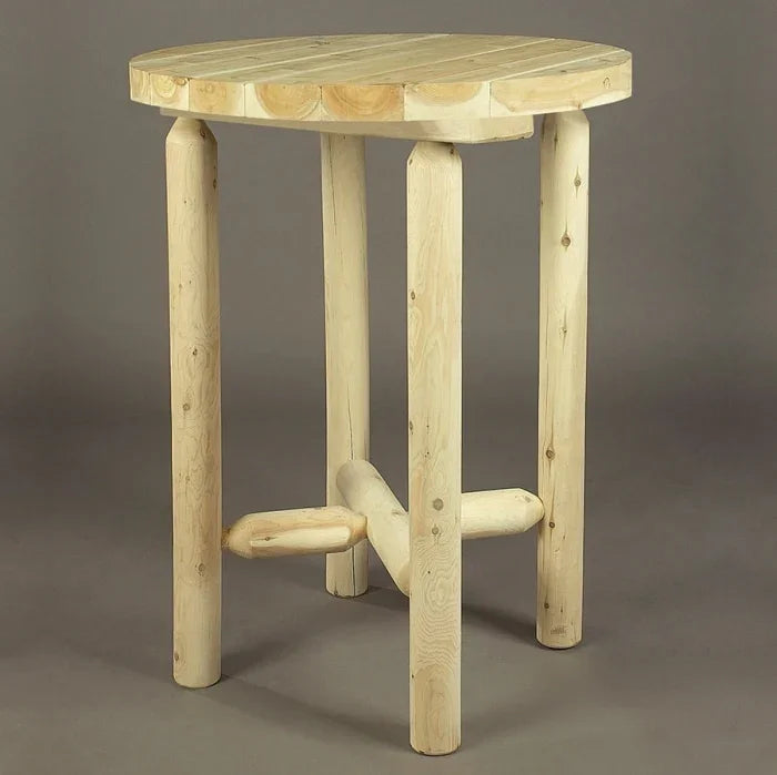 Cedar Log 5 Piece Bistro Set