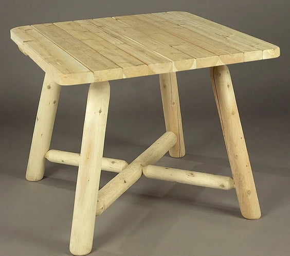 Cedar Log 5 Piece 37" Square Dining Set