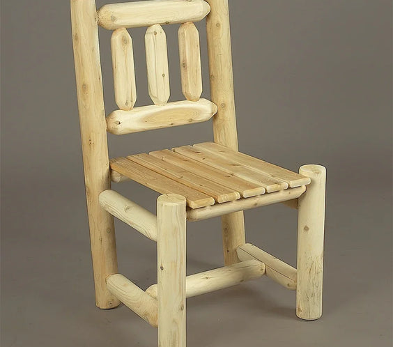 Cedar Log 5 Piece 37" Square Dining Set