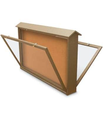 Double Sided Oudoor Cork Message Board  45"x30"