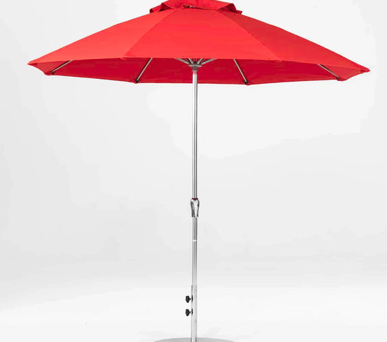 Frankford Monterey 7.5 ft Market Fiberglass -  NO Tilt -  OCTAGON Crank Umbrella