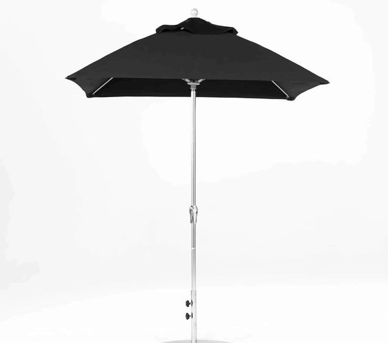 Frankford Monterey 6.5 ft Market Umbrella Fiberglass -  NO Tilt - Square - Pulley Lift