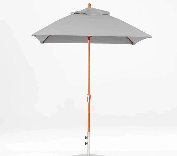 Frankford Monterey 6.5 ft Market Umbrella Fiberglass -  NO Tilt - Square - Pulley Lift