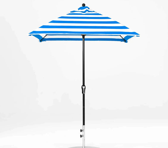 Frankford Monterey 6.5 ft Market Umbrella Fiberglass -  NO Tilt - Square - Pulley Lift
