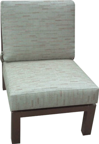 Millennium Cushion Armless Lounge Sectional Couch - Deep Seating