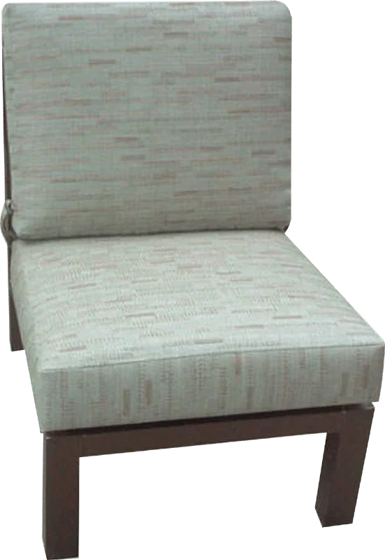 Millennium Cushion Armless Lounge Sectional Couch - Deep Seating