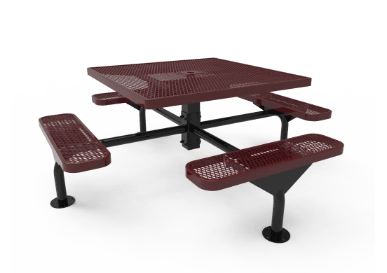 Nexus Square Table - Expanded Metal