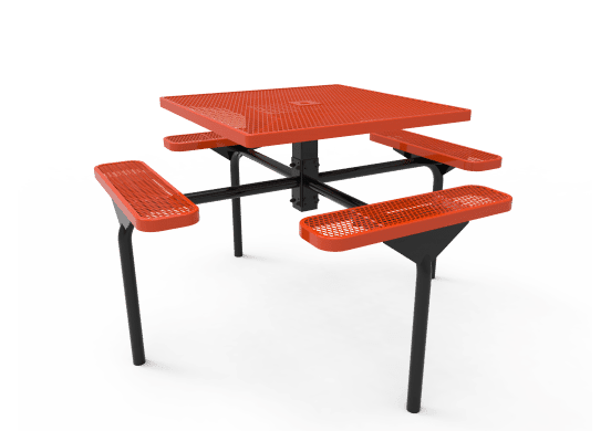 Nexus Square Table - Expanded Metal