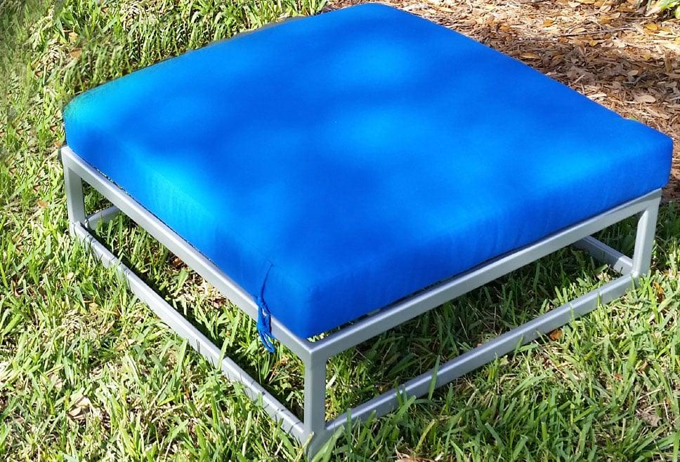 Club Cabana Cushion Ottoman for Sectional Couch - Deep Seating