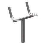 Single Pedestal Wooden Park Bench - Frame Kit 