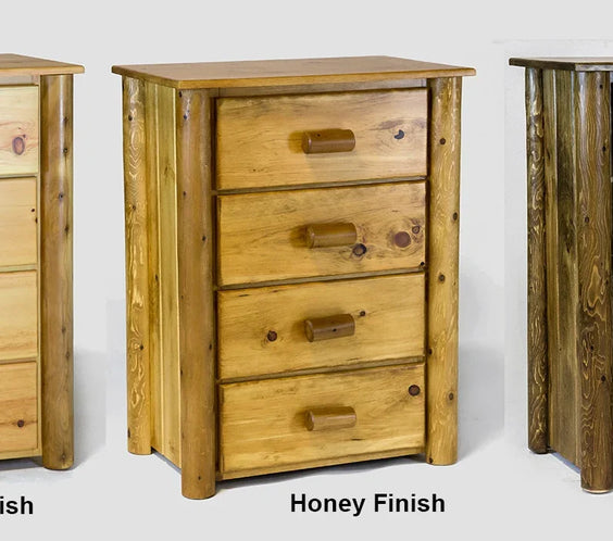 Rustic Log Armoire