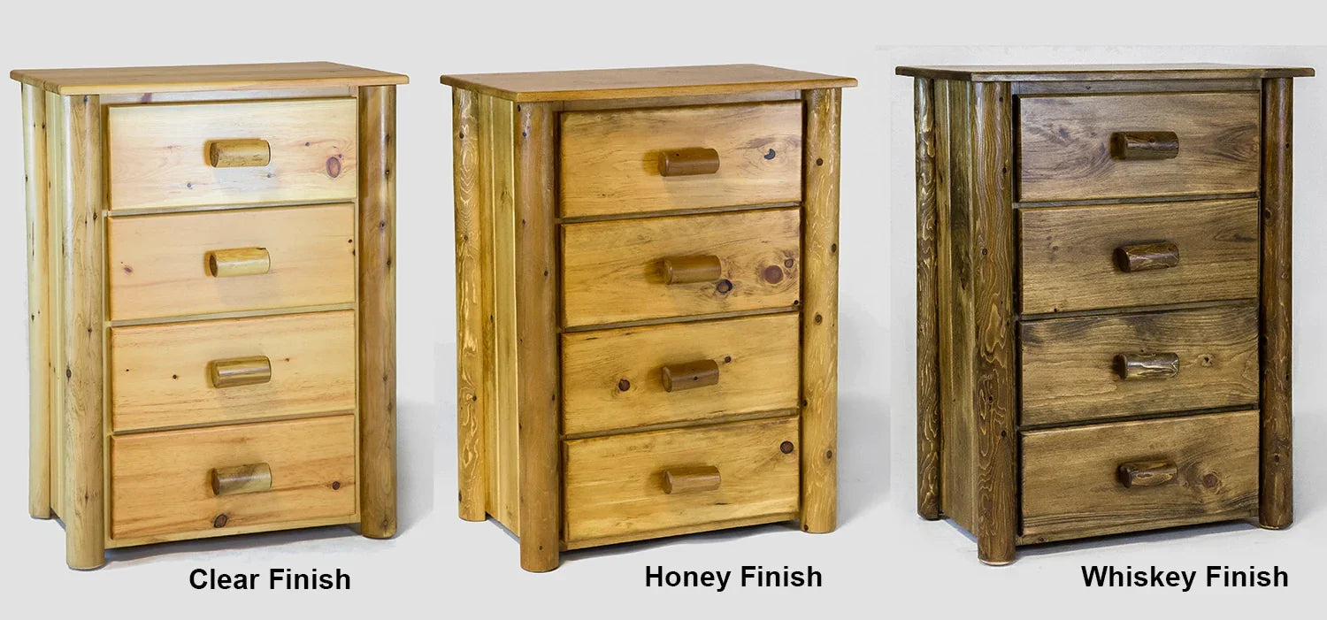 Rustic Log Armoire