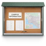 Sliding Door Cork Outdoor Message  Board 45" x 36"