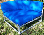 Club Cabana Cushion Corner Sectional Couch - Deep Seating