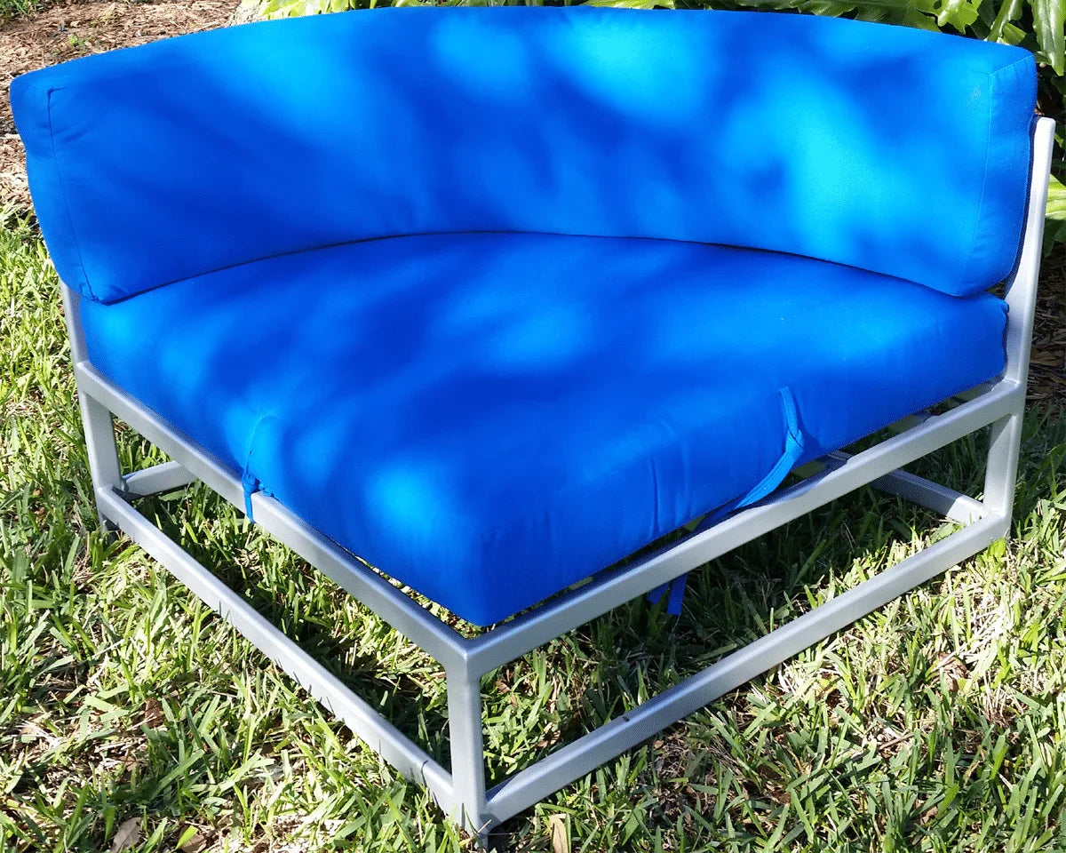 Club Cabana Cushion Corner Sectional Couch - Deep Seating