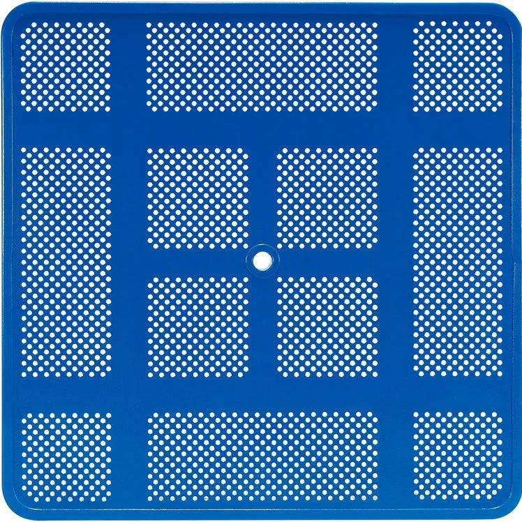 Commercial 46in Square Portable Picnic Table – Thermoplastic Punched Steel, UL Certified
