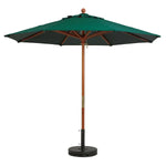 Quick Ship 94in - 7.8 Foot Commercial Outdoor Market Umbrella – Hardwood Pole - Outdoorsiness