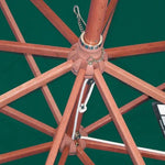 Quick Ship 94in - 7.8 Foot Commercial Outdoor Market Umbrella – Hardwood Pole - Outdoorsiness