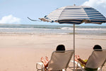Quick Ship Solar Reflective 6 Foot Hexagon Fiberglass Beach Umbrella – UV Coated Silver Canopy - Outdoorsiness