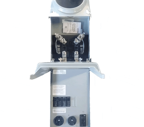 MIDWEST R075C010 100A SURFACE 50amp 30amp and 20amp GFCI Ringless - Metered