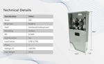 R281CB1 - 200 AMP Metered Service Entrance - Ringless - Surface Mount Box - Outdoorsiness