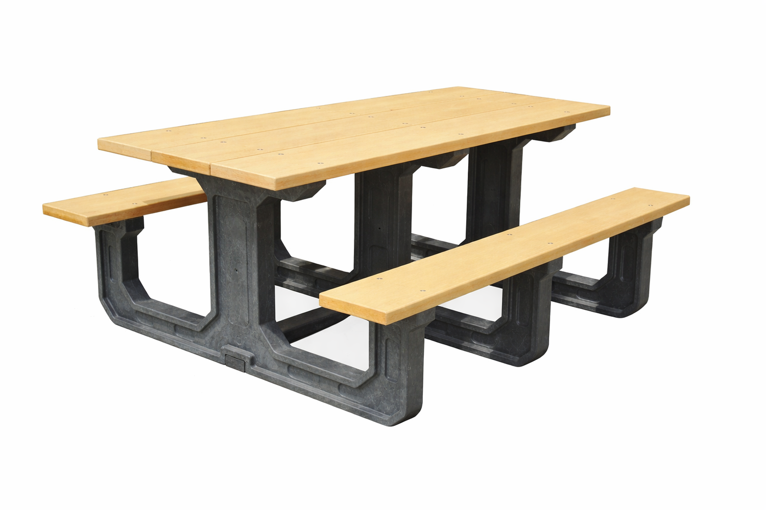 Quick Ship Rectangle Recycled Plastic Picnic Table - 6ft