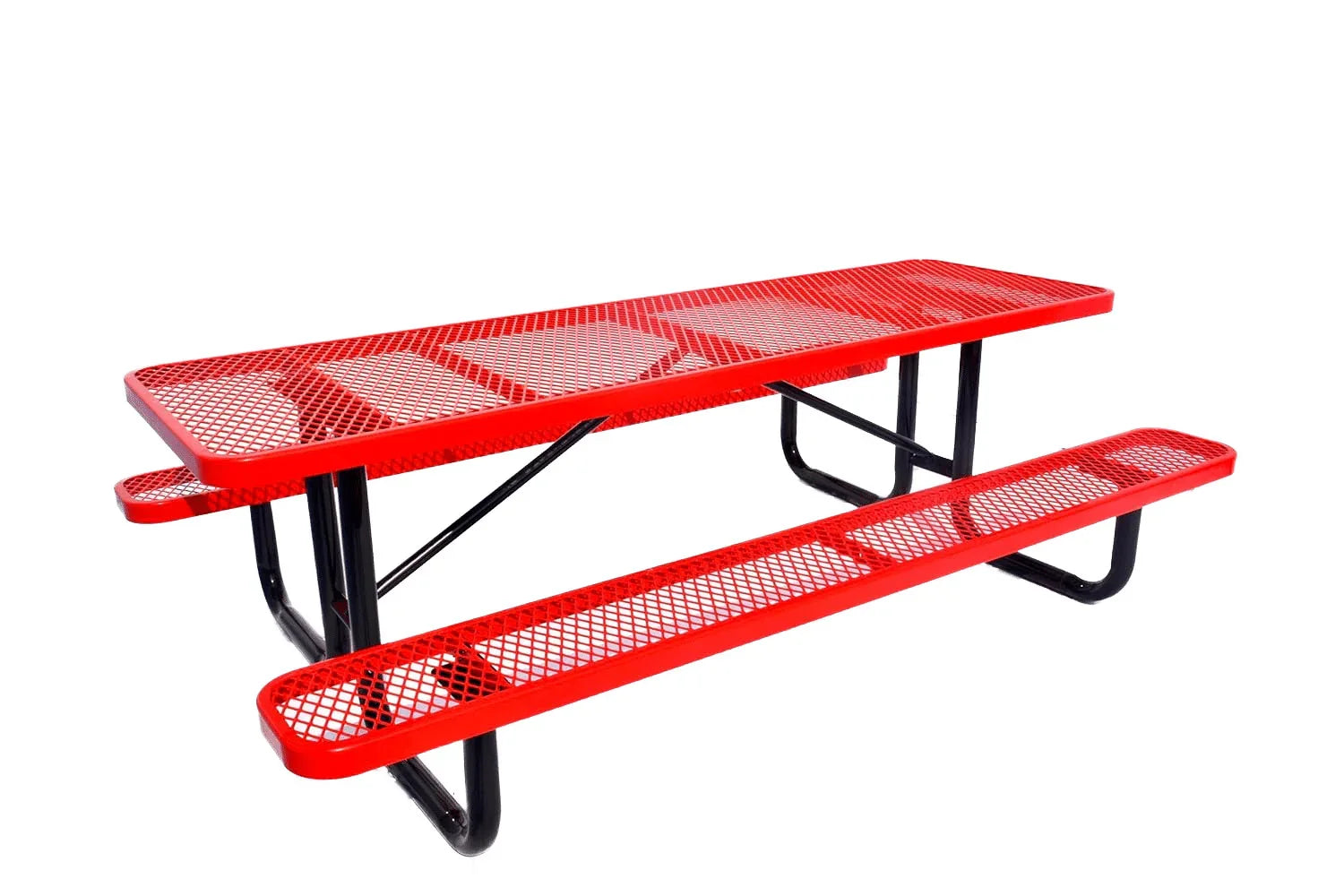 Quick Ship 8ft Portable Rectangular Commercial Picnic Table