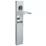 RING TYPE Pad Mount 50 amp, 30 amp & 20 amp Metered RV Pedestal - M075CP4010 - Outdoorsiness