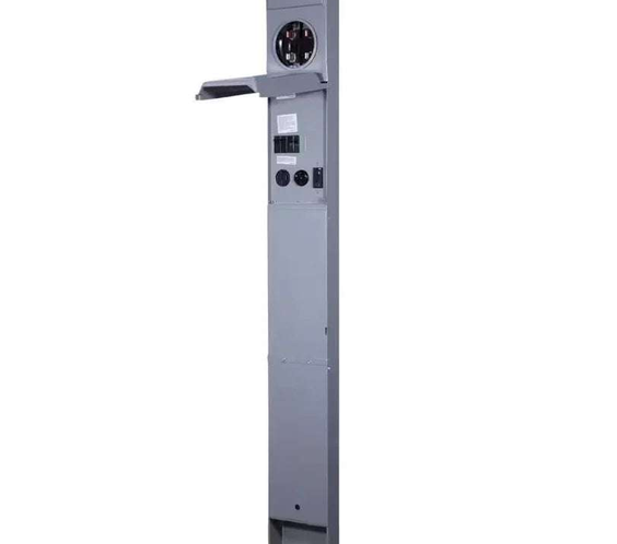 RINGLESS 50-30-20 Metered GFCI RV Pedestal - Direct Bury - R075CP6010 - Outdoorsiness
