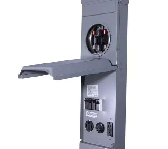 RINGLESS 50-30-20 Metered GFCI RV Pedestal - Direct Bury - R075CP6010 - Outdoorsiness