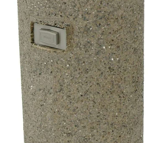 Round Concrete Outdoor Pedestal Drinking Fountain - Outdoorsiness
