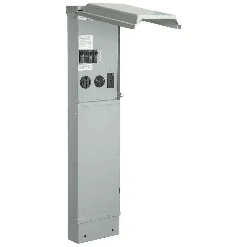 RV Pedestal 50/30/20 amp GFCI - Pad Mount - U075CP4010 - Outdoorsiness
