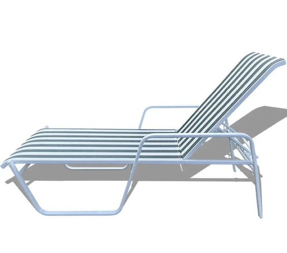 S-Frame Commercial Sling Pool Chaise Lounge – 16in - Outdoorsiness
