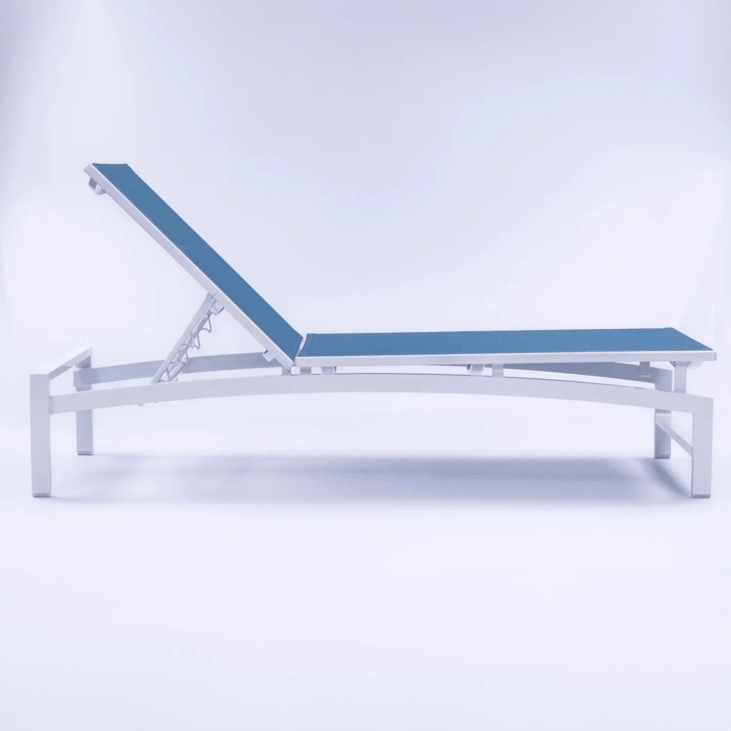 Skyline Luxury Commercial Sling Pool Chaise Lounge – 16in Aluminum