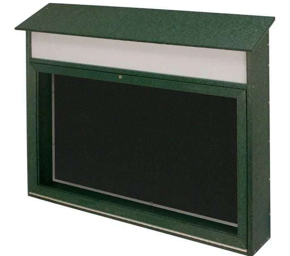 Single Door 45" x 36" Outdoor Letter Board - Outdoorsiness