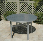 Skyline 42in Heavy Duty Aluminum Commercial Pool Patio Table – Punched Top - Outdoorsiness