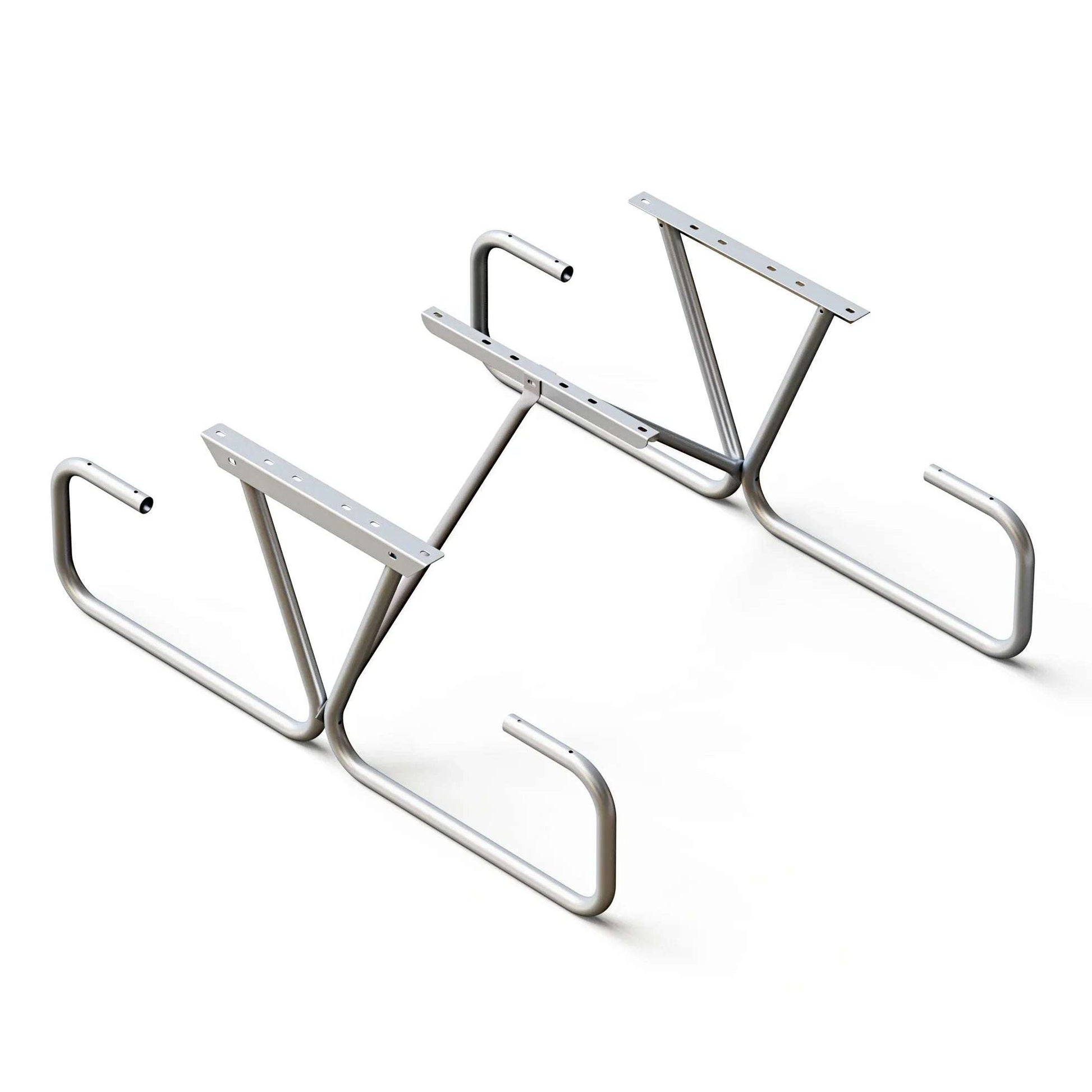 Standard Duty Bolted Picnic Table Frame Kit – Galvanized, 6ft or 8ft, Quick Ship - Outdoorsiness