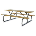 Standard Duty Bolted Picnic Table Frame Kit – Galvanized, 6ft or 8ft, Quick Ship - Outdoorsiness
