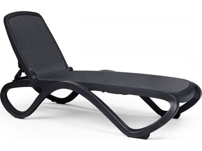 Nardi Omega Adjustable Commercial Sling Pool Chaise Lounge