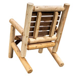 ThermaFusion Cedar Log Lounge Chair – Northern White Cedar & Red Oak – USA Made - Outdoorsiness