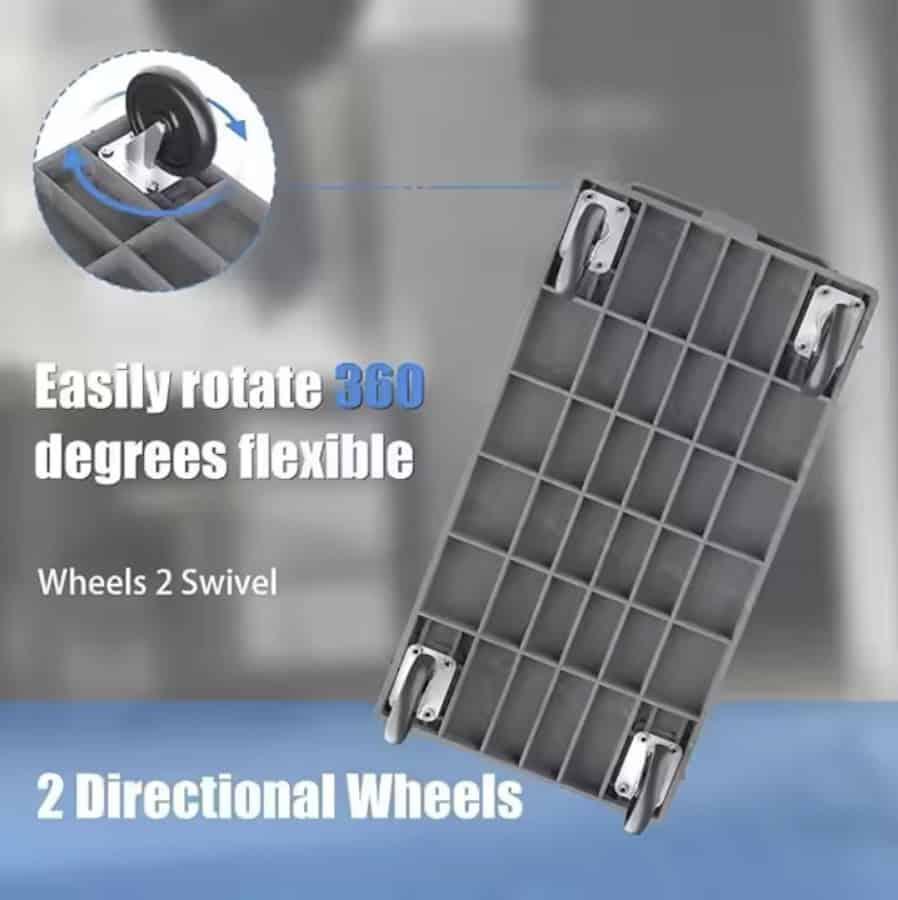 Heavy Duty Utility Cart, Flat Top - 500 lb Load Cap - 34"L x 17-1/2"W x 33"H