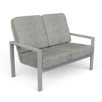 Vectra Aluminum Commercial Outdoor Patio Love Seat - Outdoorsiness