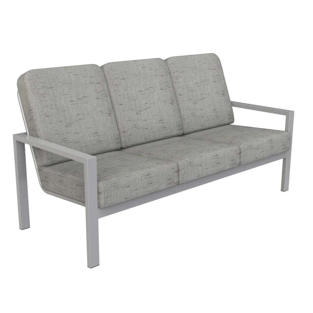 Vectra Aluminum Commercial Outdoor Patio Sofa - Outdoorsiness