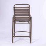 Vinyl Strap Commercial Pool Balcony Chair with Arms - Outdoorsiness